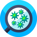 medical,virus,healthcare and medical,healthcare,magnifying glass,search,loupe,biology,coronavirus,bacteria