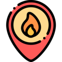 security,maps and location,pin,placeholder,location,fire,firefighter ok 