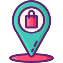 pointer,maps and location,pin,location,place,shopping bag,purchase
