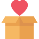 box,charity,heart,love,donation,love and romance