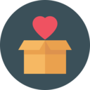 box,charity,heart,love,donation,love and romance