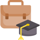business and finance,hat,mortarboard,briefcase,job,portfolio,graduate,internship