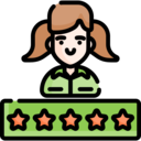 business and finance,user,people,communications,stars,worker,feedback,rate,review,rating,5 stars,testimonial,performance,happy client