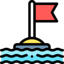 flag,beach,security,protection,signaling,floating,limits,buoy