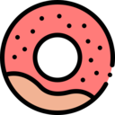 food and restaurant,sweet,dessert,sugar,bakery,chocolate,doughnut,donut ok 