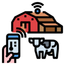 smart,phone,network,monitor,farming and gardening,farm,agriculture,warehouse,barn,cow