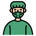 avatar,healthcare and medical,professions and jobs,user,doctor,occupation,medical mask,surgeon