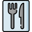 food and restaurant,sign,signaling,restaurant,knife,fork,rest area