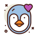 animals,heart,wild life,animal kingdom,bird,animal,penguin