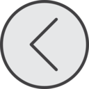 arrows,multimedia option,back,orientation,directional,return,left arrow,previous,shapes and symbols ok 