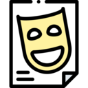 entertainment,mask,announcement,advertising,Advertisement,poster,theater,comedy,drama