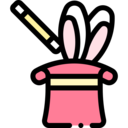 rabbit,hat,entertainment,birthday and party,magic,trick,magician,hobbies and free time,wand,disappear,magic hat,magic trick