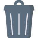 interface,delete,miscellaneous,trash,garbage bin,rubbish bin,rubbish can,garbage can