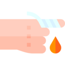medical,healthcare and medical,finger,hand,body parts,hands and gestures,blood,injury,anatomy,bandage