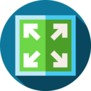 ui,interface,edit tools,arrows,expand,full screen,maximize,resize,zoom,tablet
