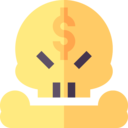 money,miscellaneous,skull,crime,corruption,fraud,bribery