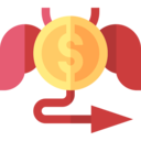 money,business and finance,cash,devil,corruption,illegal,fraud,criminal,bribery,provocation