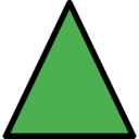 interface,multimedia option,graphic tool,shapes,triangle,geometrical,shapes and symbols