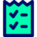 interface,commerce and shopping,list,checking,tasks,tick