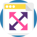 ui,edit tools,arrows,expand,maximize,enlarge,resize,expanding,diagonal,stretching