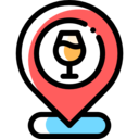 food and restaurant,interface,signs,maps and location,pin,map pointer,map point,map location,placeholder,wine