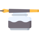 education,entertainment,art and design,write,ink,pen,medieval,quill,feather,inkwell