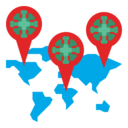 maps and location,pin,map location,placeholder,location,covid-19,coronavirus,pandemic,world map