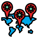 maps and location,pin,map location,placeholder,location,covid-19,coronavirus,pandemic,world map