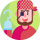 avatar,man,hook,user,weapon,beard,pirate,corsair,bandit,eyepatch