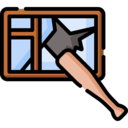 security,window,broken,accident