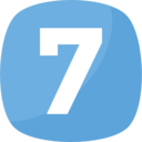interface,miscellaneous,signaling,maths,symbols,numbers,buttons,shapes and symbols,number,seven ok 