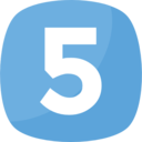 interface,miscellaneous,signaling,maths,symbols,numbers,buttons,shapes and symbols,number,five ok 