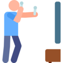 computer,man,people,gamer,video game,pictogram