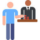 people,casino,men,Bet,gambler,pictogram,croupier