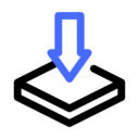 shapes,down arrow,shapes and symbols,cube,flat,3d,geometric