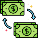 money,business and finance,dollar,accounting,circular arrows,refinancing,invest
