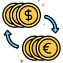 money,business and finance,arrows,Funds,coin,transfer,euro,dollar symbol