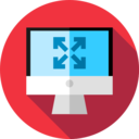 electronics,computer,multimedia option,monitor,screen,maximize