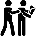computer,people,men,hunt,treasure,pictogram