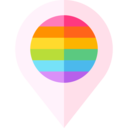 flag,cultures,interface,signs,maps and location,pin,map pointer,map point,map location,placeholder,question mark,like,celebration,day,gay,lesbian,pride,homosexual ok 