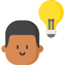 avatar,user,people,person,idea,bulb,head,happy,designer,creative,creativity,lightbulb,account,initiative