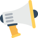 commerce and shopping,megaphone,communications,Tools and utensils,promotion,shout,protest,announcer,loudspeaker