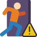 security,people,warning,fire,alert,danger,shapes and symbols,flames,evacuation,evacuate
