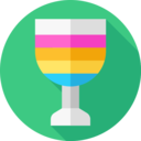 food and restaurant,drink,beverage,glass,cocktail,rainbow