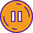 ui,interface,music player,multimedia,signs,video player,multimedia option,pause ok 