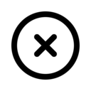 cross,ui,interface,signs,remove,delete,error,cancel,prohibition,forbidden,close,button,equis,close button