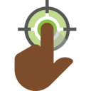 symbol,click,finger,gesture,hand,gestures,hands and gestures,tap,outlined,one,click here,haw gestures stroke