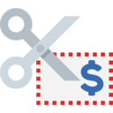 money,scissors,discount,currency,commerce and shopping,commerce,sales,coupon,voucher