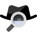 seo and web,magnifying glass,loupe,detective,spy,malware,hay