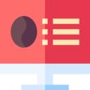 food and restaurant,computer,management,coffee,monitor,pc ok 